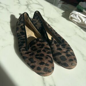 Leopard Print Women's Stubbs & Wooton Loafers